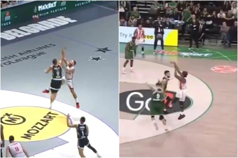 Košarka: Slične situacije, ali potpuno različite odluke – na štetu Zvezde i Partizana! Da li ovo najbolje oslikava sudijski kriterijum prema srpskim klubovima? (VIDEO)
