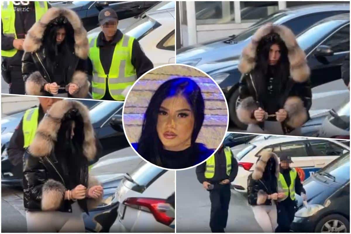 OVO JE DEVOJKA UHAPŠENA ZBOG LIKVIDACIJE “KAVAČANA” Nikoleta privedena u bundici, skirvala se ispod krznene kapuljače dok su je policajci vodili! (Foto)