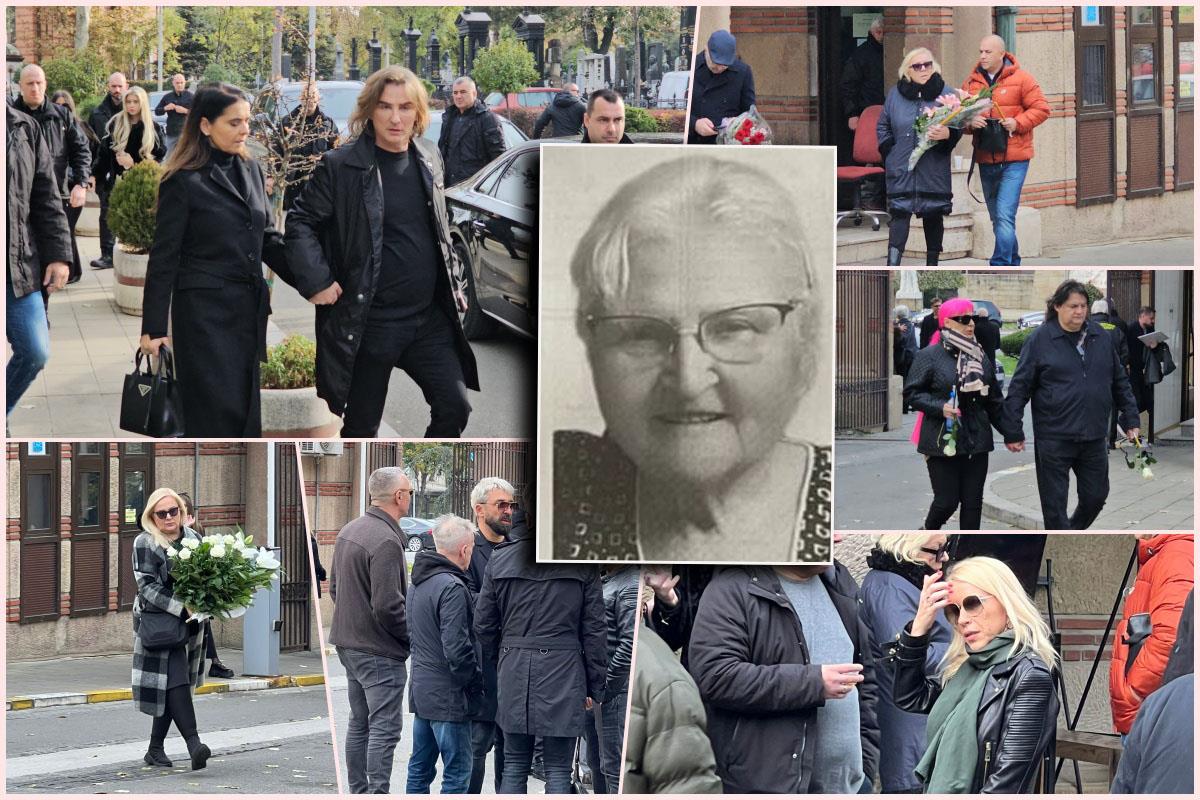 SAHRANA MAJKE ŽELJKA MITROVIĆA NA NOVOM GROBLJU: Od vlasnika Pinka se ne odvaja supruga Milica, sav utučen, opelo služi Cecin duhovnik