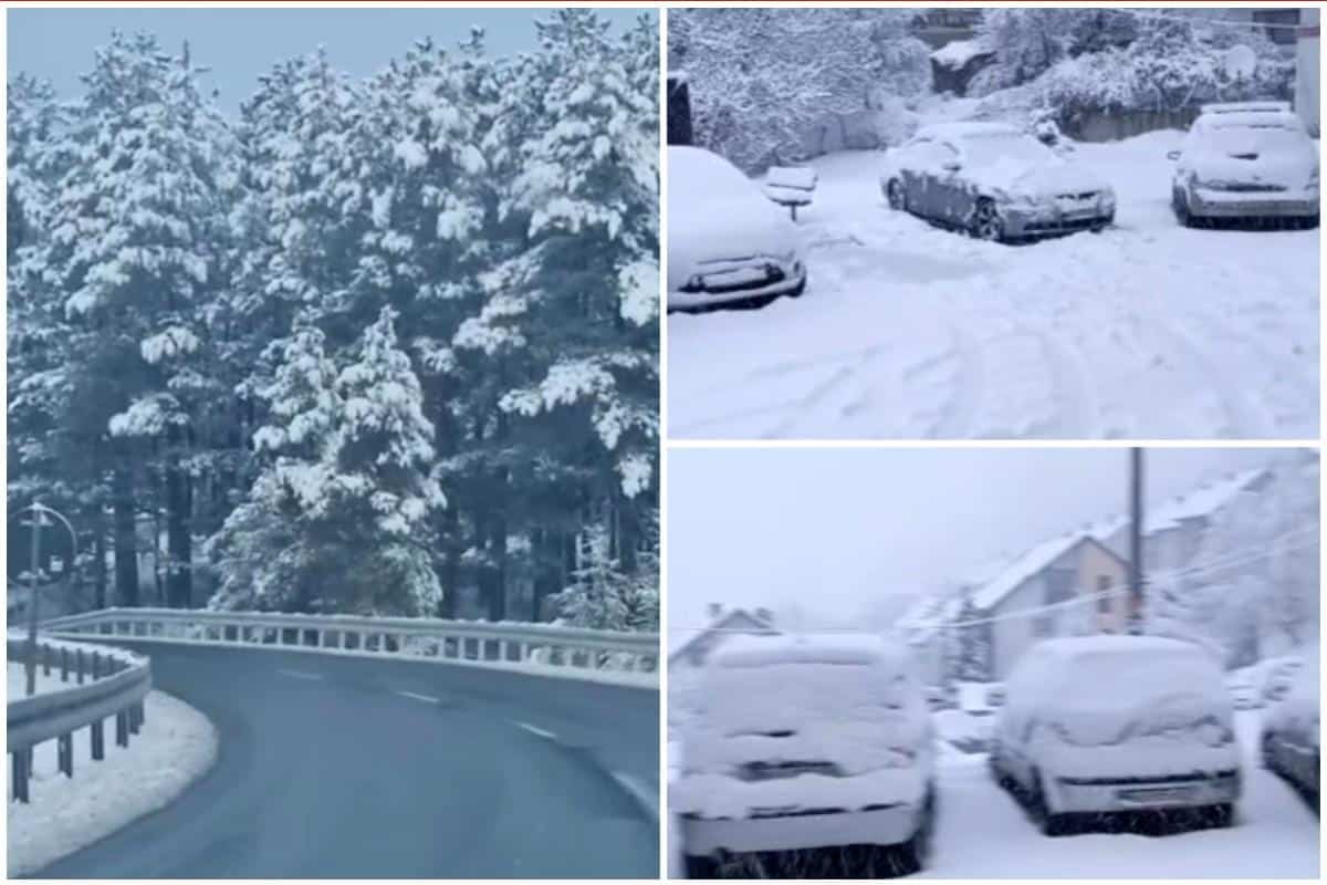 SNEG ZAVEJAO OVE DELOVE SRBIJE! Jedan grad izgleda kao da su Alpi, automobili i parking POTPUNO PREKRIVENI – Evo šta nas čeka narednih dana (VIDEO)