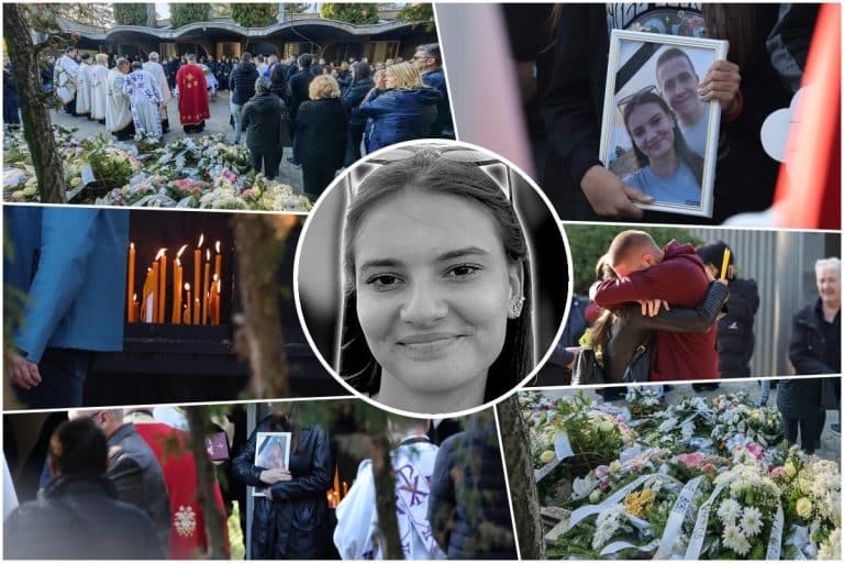 “TATINA VOLJENA ĆERKA, MAMINA NAJLEPŠA DEVOJČICA, SESTRINA RADOST…” Sahranjena Anđela, devojka koja je poginula u Novom Sadu: Otišla si u svet gde NEMA BOLA