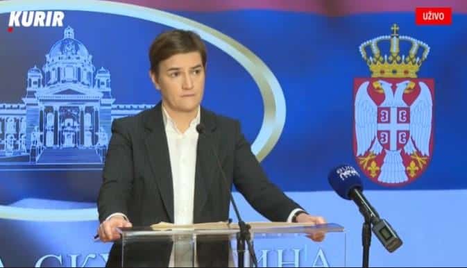 UTVRDITI KO JE ODGOVORAN ZA TRAGEDIJU, NE TRAŽITI PRAVDU NA ULICI: Ana Brnabić o protestima opozicije