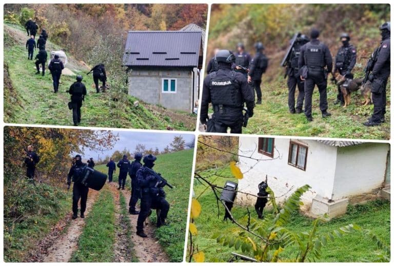 SRPSKI SPECIJALCI STEŽU OBRUČ OKO OPASNOG BEGUNCA Jake policijske snage u selima ka granici s Crnom Gorom! Zbog Alije zatvorene škole oko Brodareva