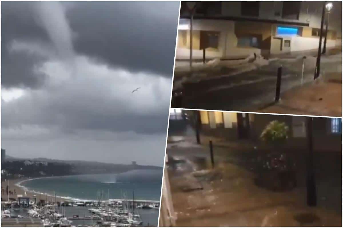 TORNADO UNIŠTIO OBALU MARBELJE, DRAMATIČNI SNIMCI IZ ŠPANIJE: Veliki problemi, raspoređeni vojska i policija, izdata upozorenja (FOTO/VIDEO)
