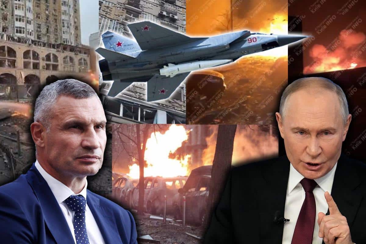 MASOVNI RUSKI RAKETNI NAPAD NA KIJEV NAKON PUTINOVOG POZIVA NA DVOBOJ! Serija udara balističkim projektilima, prestonica gori, Kličko dao razmere štete (VIDEO)