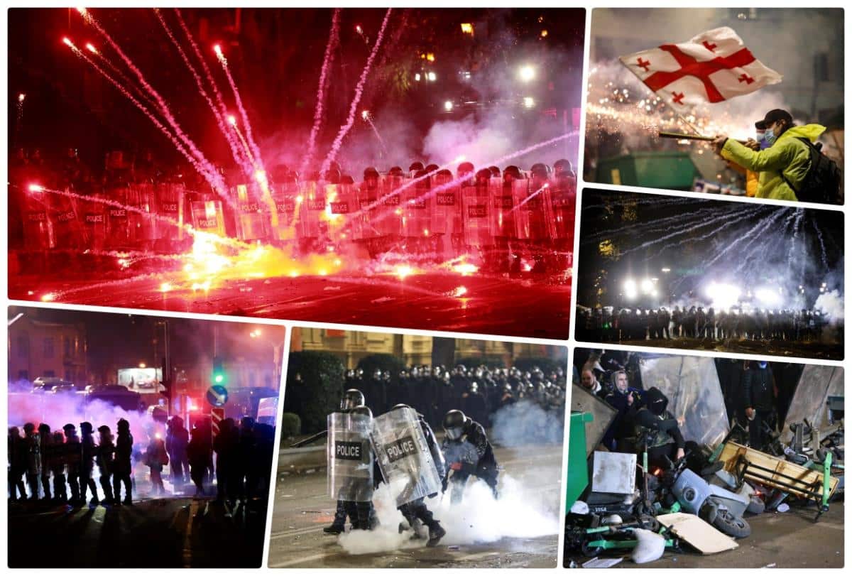 SVE PODSEĆA NA EVROMAJDAN 2014! GRUZIJA KLJUČA! Više hiljada ljudi na ulicama Tbilisija! Izbili stravični sukobi kod parlamenta! Totalni haos! (FOTO/VIDEO)