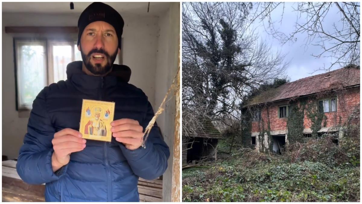 Boško doneo ikonu u razrušenu kuću u Hrvatskoj: Tamo našao klupko vunice, stare patike, klešta… Od opštine će zahtevati da mu ispuni jednu želju!