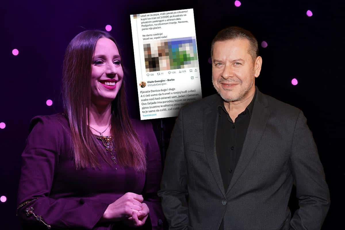 “UDAŠ SE ZA POPA I KUPIŠ LUKSUZAN STAN…” Korisnik Iksa napao Danicu Crnogorčević, Vlado Georgiev se odmah oglasio, ućutkao ga jednom rečju (FOTO)