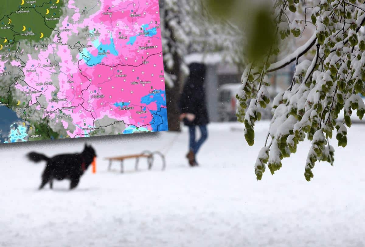 OD VEČERAS NOVA TURA SNEGA U SRBIJI! Nastaviće da pada i sutradan, a zabeleće se prvo ovi delovi zemlje! Od ovog dana moguć i u nižim predelima