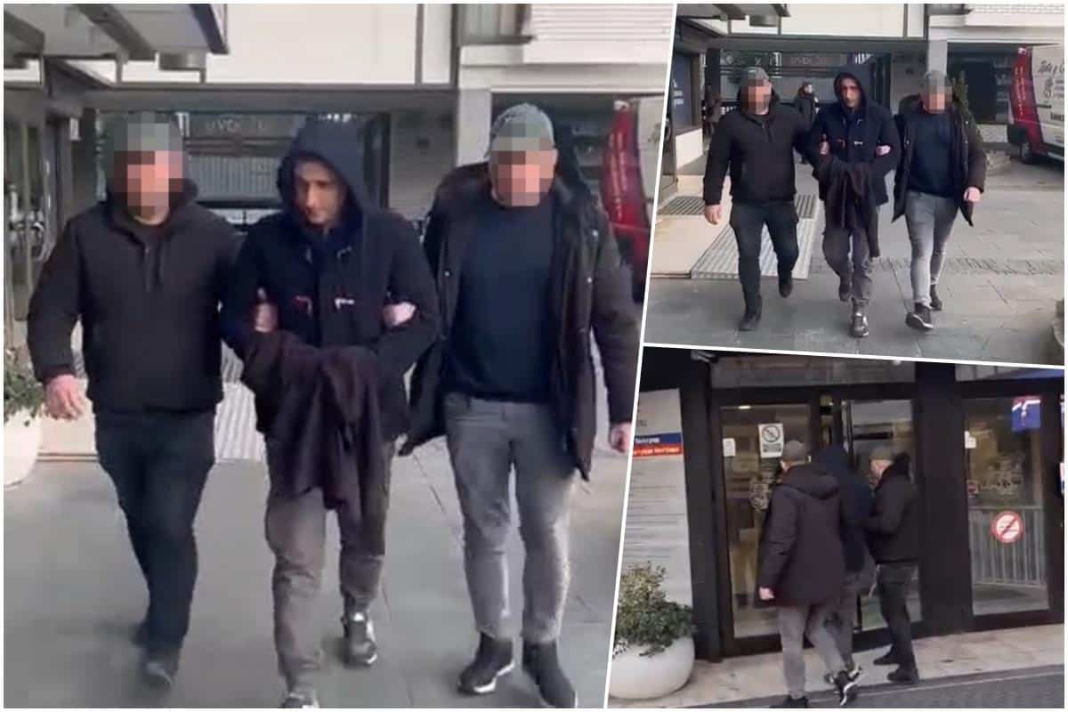 BIVŠI STAJIĆEV ZAMENIK S LISICAMA I KAPULJAČOM DOVEDEN U GRADSKU UPRAVU: Pogledajte kako je uhapšen Jovan Kovačević, zadužen za legalizaciju na Vračaru (video)