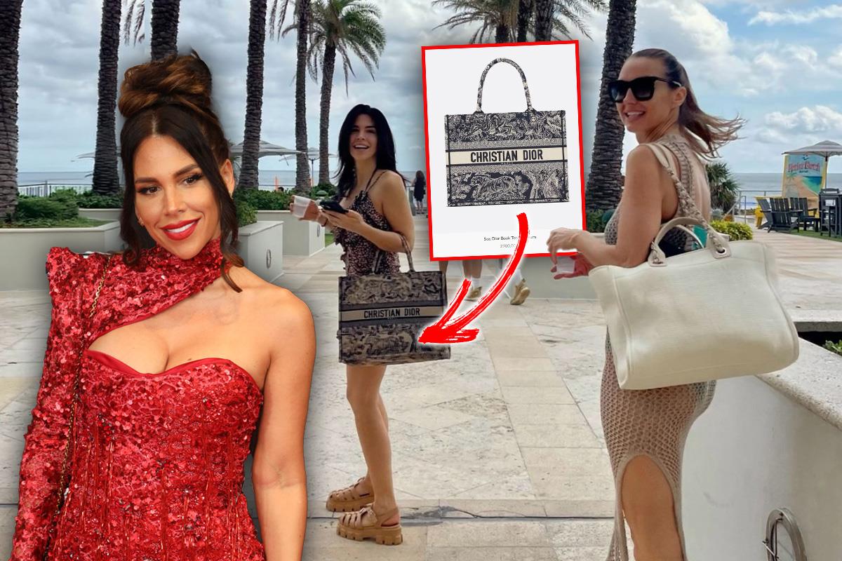 KAJA OSTOJIĆ SE U MINJAKU BAŠKARI NA PLAŽI SA TAŠNOM OD 2.800 €! Pevačicina ćerka završila kampanju za Donalda Trampa pa se ne odvaja od mame na Floridi (FOTO)