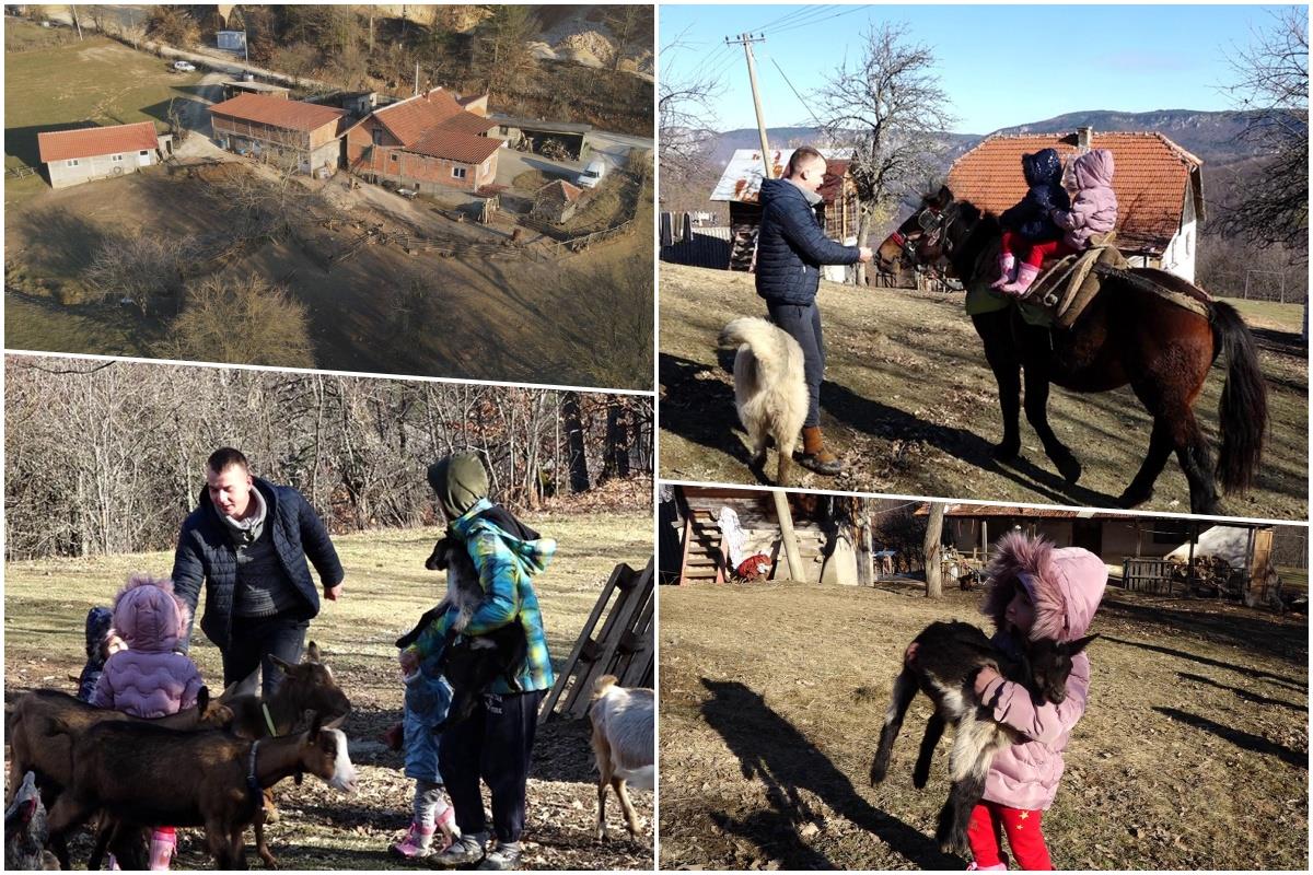 Na konju decu vodili kod doktora: Tamara i Nemanja se iz grada vratili na selo – imaju pet koza, pet ovaca i trošnu kuću, ali jednu stvar ne mogu sami Foto