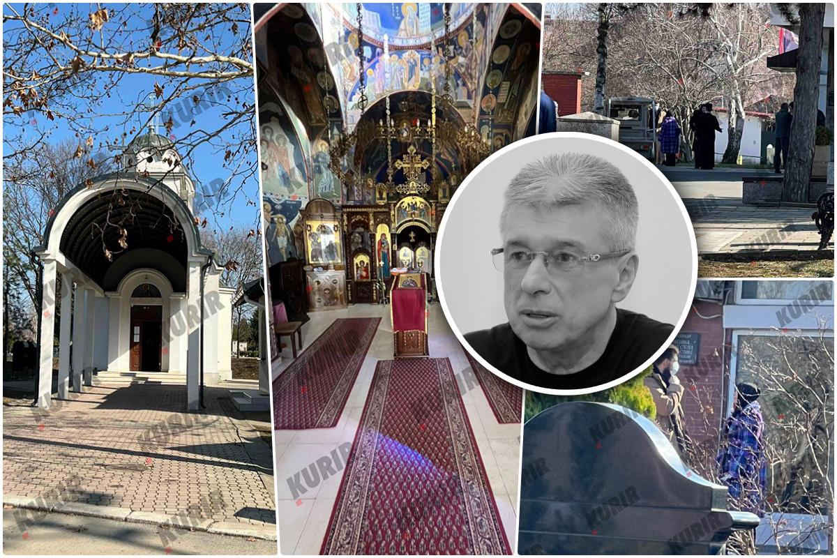 U OVOJ CRKVI ĆE BITI IZLOŽENO TELO SAŠE POPOVIĆA: Udovica i porodica posetili mesto gde će primati saučešće, usaglasili sve detalje sa sveštenikom (FOTO)