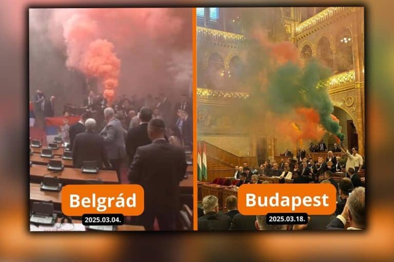 KOPI PEJST SCENARIO U mađarskom parlamentu opozicija napravila haos sličan onom u Skupštini Srbije: Pogledajte nemile scene (FOTO)