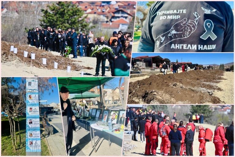 UŽIVO ČITAV REGION U SUZAMA: Na večni počinak ispraćene žrtve požara u Kočanima! Bol i tuga su OGROMNI! Jecaji paraju nebo nad Makedonijom! (FOTO/VIDEO)