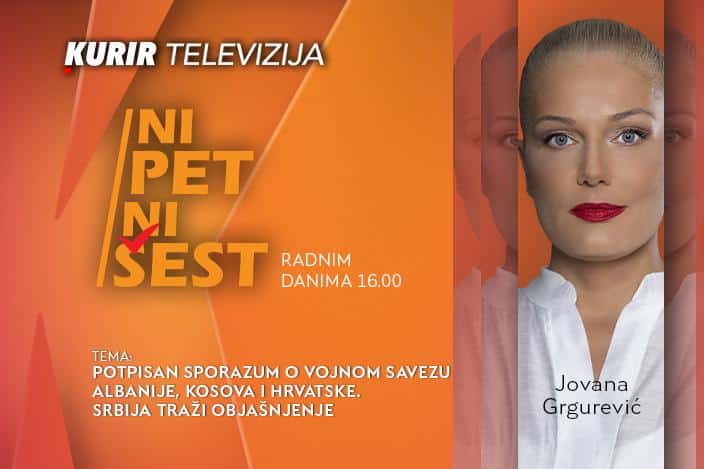 Potpisan sporazum o vojnom savezu Albanije, Kosova i Hrvatske: Srbija traži objašnjenje – ne propustite u današnjoj emisiji “NI 5 NI 6”