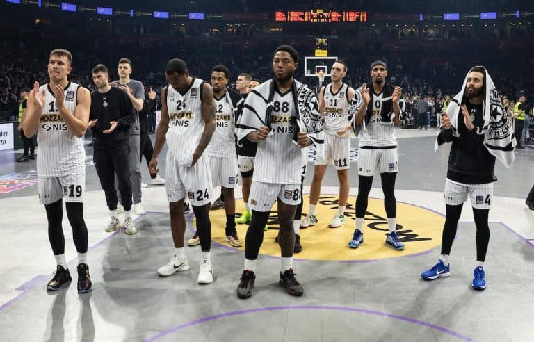 PARTIZAN (NE)ZAVISI OD CRVENE ZVEZDE: Ovo je najjednostavniji put crno-belih do Top 10 Evrolige