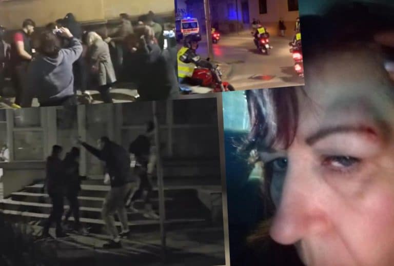 KAMENICAMA U GLAVU, POTRES MOZGA, SLOMLJENE VILICE, RAZBIJENA ARKADA: Ovo je epilog divljanja i iživljavanja blokadera i opozicije u Nišu, udarili i na žene