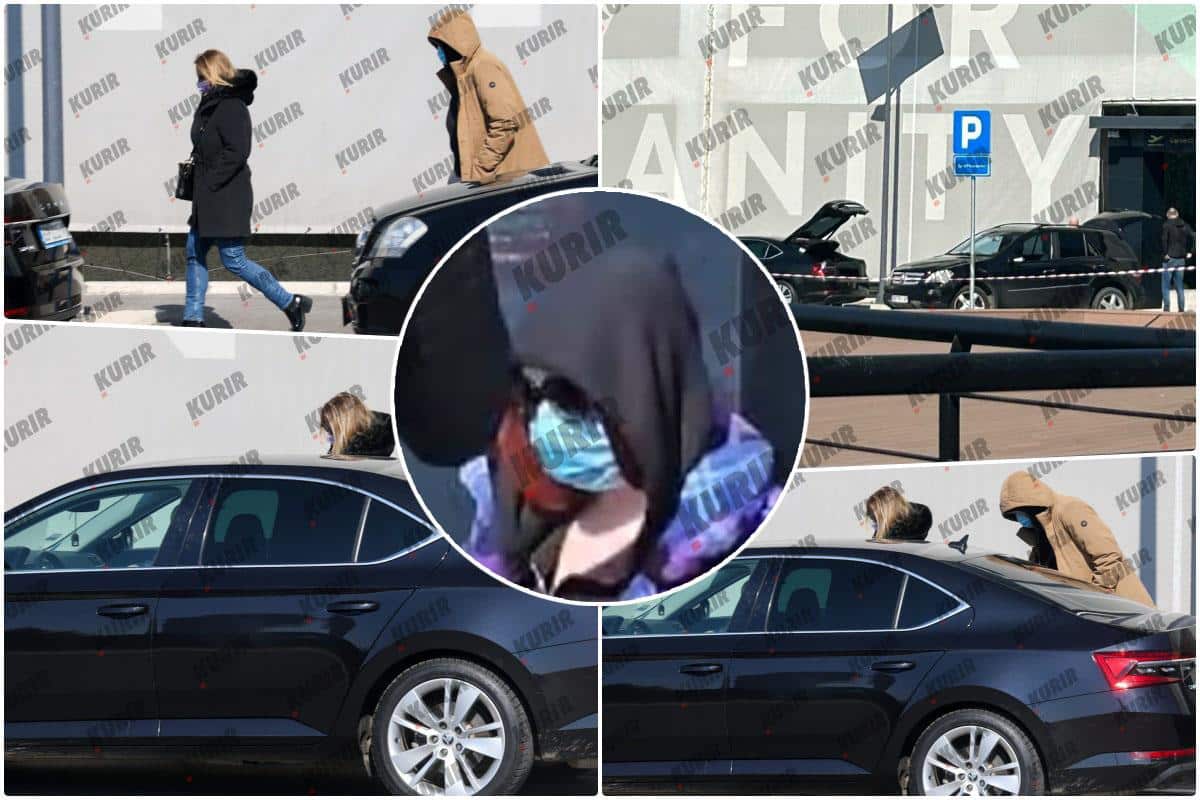 SAŠINA I SUZANA ĆERKA POTPUNO UTUČENA! Sa maskom i naočarima preko lica gleda u jednu tačku, prekrila se crnom kaupljačom… (FOTO)