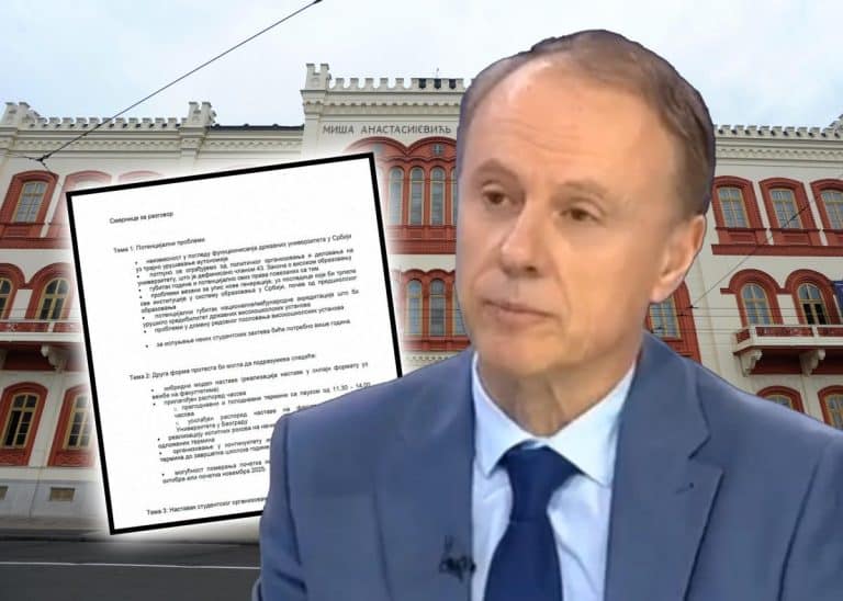 SAD BI DA VADI FLEKE! Rektor Đokić u strahu od gubitka pozicije pozvao akademce da se vrate na predavanja