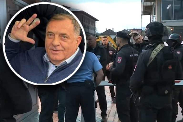 UŽIVO DRAMA U SARAJEVU Evo gde je Dodik nakon sramnog pokušaja hapšenja! Podigao 3 PRSTA, napustio zgradu Vlade Republike Srpske! Specijalci raspoređeni u gradu