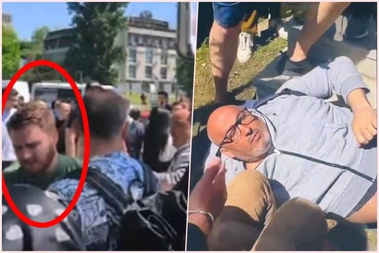 KURIR OTKRIVA! Nasilnik koji je danas udario dekana Patrika Drida je član političke organizacije “Kreni promeni”: Sad je sve jasno kao dan!
