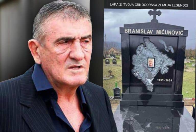 ODRŽAN POMEN BRANI MIĆUNOVIĆU! Prva godina bez “Gospodara Crne Gore”, porodica i prijatelji se okupili na groblju u Nikšiću!
