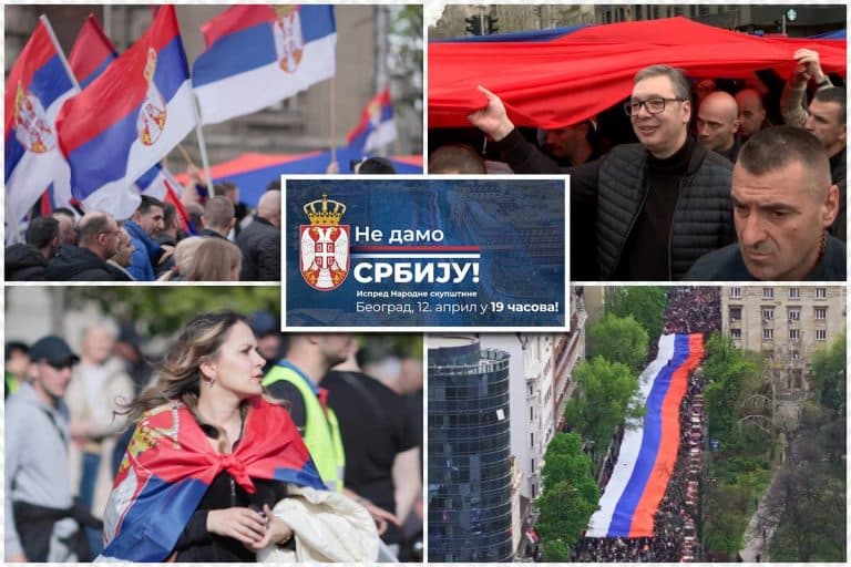 OKUPIMO SE I POKAŽIMO KOLIKO NAS IMA Pogledajte veličanstvene prizore iz Beograda! Ovo je poziv na svenarodni skup 12. aprila u 19 časova (VIDEO)