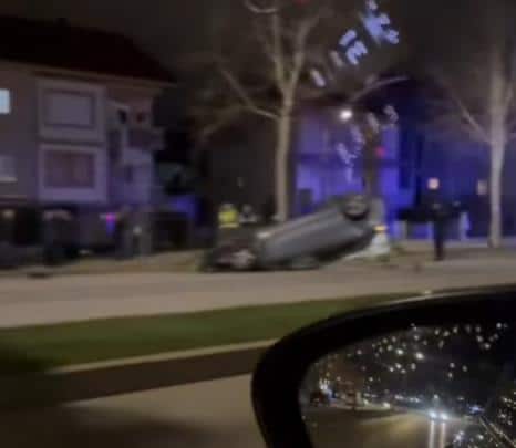 AUTOMOBIL SE PREVRNUO NA KROV! Saobraćajna nesreća u Nišu (VIDEO)