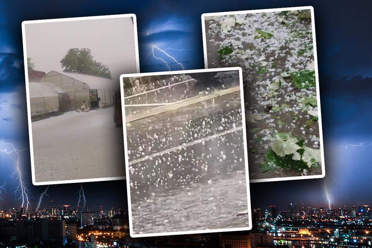 NEVREME NAPRAVILO HAOS U KOMŠILUKU, UBRZANO SE PRIBLIŽAVA SRBIJI! Grad veličine oraha razlupao vozila i opustošio useve, pogledajte šta nas čeka! (VIDEO, FOTO)
