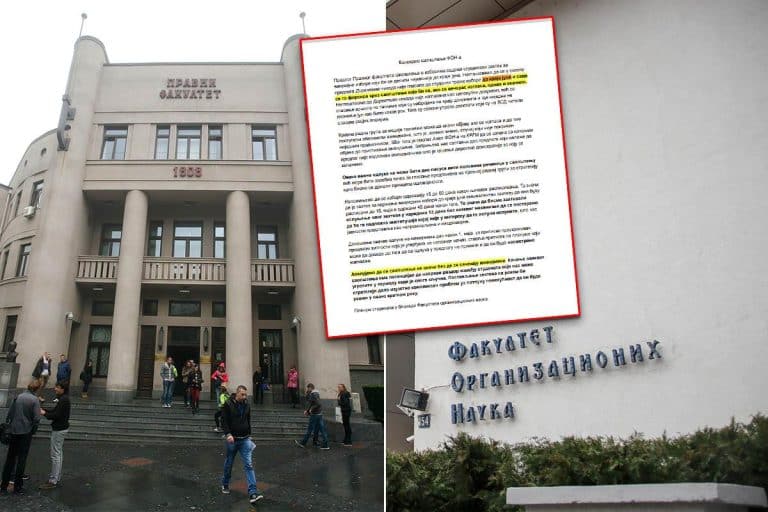SUKOB MEĐU STUDENTIMA BLOKADERIMA! Foteljaši sa Pravnog fakulteta zahtevaju održavanje izbora DO KRAJA JUNA, sa FON-a im ovako odgovorili