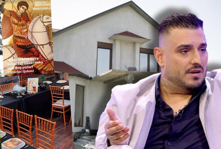 DARKO LAZIĆ BOGATO SLAVI ĐURĐEVDAN: U Brestaču sve spremno za krsnu slavu, ikona, sveća, kandilo… Kaća pokazala kakva je domaćica (FOTO)