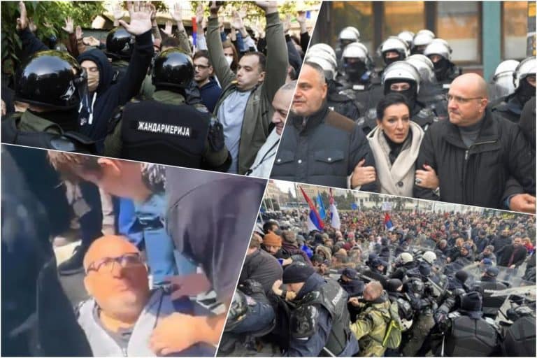 BLOKADERI I OPOZICIJA KORISTE NASILJE KAO INSTRUMENT POLITIČKE BORBE: Blokada suda u Novom Sadu poslednja u nizu, ranije nasrtali na policiju i linčovali dekana