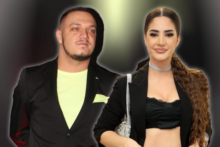 GASTOZ RADI ANĐELI IZA LEĐA! Dok ona spava, on koristi priliku da je napravi budalom! Evo kome je poklanjao nežnosti i to na metar od nje! (FOTO)